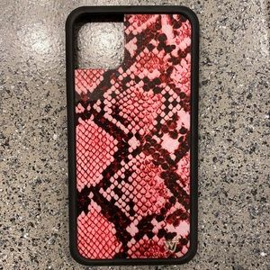Snake Skin Wildflower iPhone case